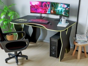 Компьютерный стол КЛ №9.0 (Черный/Желтый) в Верхней Пышме - verhnyaya-pyshma.ok-mebel.com | фото 2