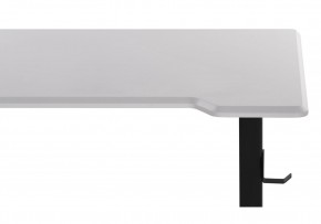 Компьютерный стол Маркос с механизмом подъема 120х75х75 белая шагрень / черный в Верхней Пышме - verhnyaya-pyshma.ok-mebel.com | фото 8
