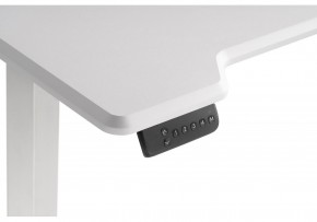 Компьютерный стол Маркос с механизмом подъема 120х75х75 белый / шагрень белая в Верхней Пышме - verhnyaya-pyshma.ok-mebel.com | фото 7