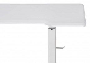 Компьютерный стол Маркос с механизмом подъема 140х80х75 белый / шагрень белая в Верхней Пышме - verhnyaya-pyshma.ok-mebel.com | фото 8