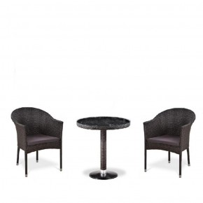 Комплект плетеной мебели T601/Y350A-W53 Brown (2+1) в Верхней Пышме - verhnyaya-pyshma.ok-mebel.com | фото