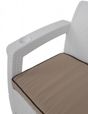 Комплект уличной мебели Yalta Premium Terrace Set (Ялта) белый (+подушки под спину) в Верхней Пышме - verhnyaya-pyshma.ok-mebel.com | фото 5