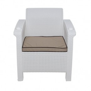 Комплект уличной мебели Yalta Premium Terrace Set (Ялта) белый (+подушки под спину) в Верхней Пышме - verhnyaya-pyshma.ok-mebel.com | фото 6