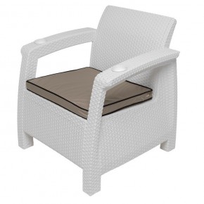 Комплект уличной мебели Yalta Premium Terrace Set (Ялта) белый (+подушки под спину) в Верхней Пышме - verhnyaya-pyshma.ok-mebel.com | фото 7