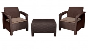 Комплект уличной мебели Yalta Premium Terrace Set (Ялта) шоколадый (+подушки под спину) в Верхней Пышме - verhnyaya-pyshma.ok-mebel.com | фото 8