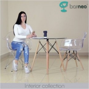 Кресло Barneo N-14 WoodMold прозрачный в Верхней Пышме - verhnyaya-pyshma.ok-mebel.com | фото 2