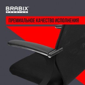 Кресло BRABIX PREMIUM "Ultimate EX-801" хром, плотная двойная сетка Х2, черное, 532917 в Верхней Пышме - verhnyaya-pyshma.ok-mebel.com | фото 3