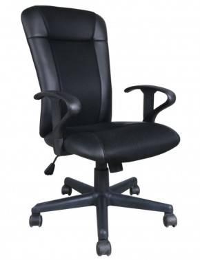 Кресло BRABIX "Optima MG-370" (экокожа/ткань, черное) 531580 в Верхней Пышме - verhnyaya-pyshma.ok-mebel.com | фото