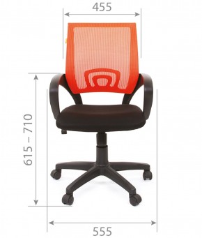 Кресло для оператора CHAIRMAN 696 black (ткань TW-11/сетка TW-01) в Верхней Пышме - verhnyaya-pyshma.ok-mebel.com | фото 4