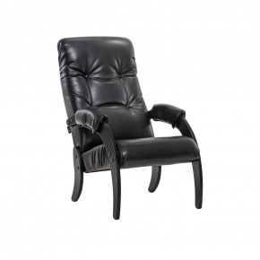 Кресло для отдыха Модель 61 Венге, к/з Vegas Lite Black в Верхней Пышме - verhnyaya-pyshma.ok-mebel.com | фото 4