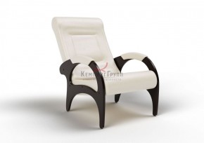 Кресло для отдыха Римини 19-К-КР (экокожа/венге) КРЕМ в Верхней Пышме - verhnyaya-pyshma.ok-mebel.com | фото