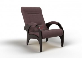Кресло для отдыха Римини 19-Т-КМ (ткань/венге) КОФЕ С МОЛОКОМ в Верхней Пышме - verhnyaya-pyshma.ok-mebel.com | фото 1