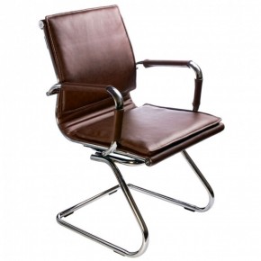 Кресло для посетителя Бюрократ CH-993-Low-V/Brown коричневый в Верхней Пышме - verhnyaya-pyshma.ok-mebel.com | фото