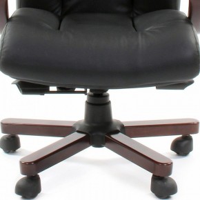 Кресло для руководителя Chairman 421 черный/орех темный, черный в Верхней Пышме - verhnyaya-pyshma.ok-mebel.com | фото 4