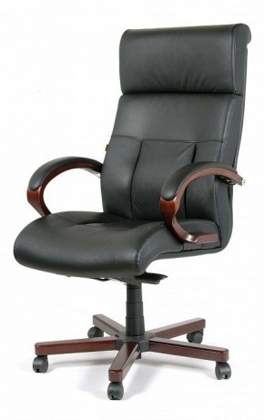 Кресло для руководителя Chairman 421 черный/орех темный, черный в Верхней Пышме - verhnyaya-pyshma.ok-mebel.com | фото 7