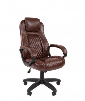 Кресло для руководителя  CHAIRMAN 432 (Экокожа коричневая) в Верхней Пышме - verhnyaya-pyshma.ok-mebel.com | фото