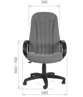 Кресло для руководителя  CHAIRMAN 685 СТ (ткань стандарт 10-356 черная) в Верхней Пышме - verhnyaya-pyshma.ok-mebel.com | фото 5