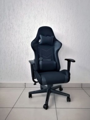 Кресло геймерское Barneo K-50 (черная сетка черные вставки) в Верхней Пышме - verhnyaya-pyshma.ok-mebel.com | фото