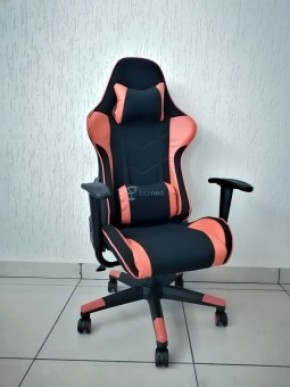 Кресло геймерское Barneo K-50 (черная сетка оранжевые вставки) в Верхней Пышме - verhnyaya-pyshma.ok-mebel.com | фото