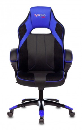 Кресло игровое Бюрократ VIKING 2 AERO BLUE черный/синий в Верхней Пышме - verhnyaya-pyshma.ok-mebel.com | фото 2