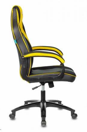 Кресло игровое Бюрократ VIKING 2 AERO YELLOW черный/желтый в Верхней Пышме - verhnyaya-pyshma.ok-mebel.com | фото 3