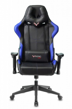 Кресло игровое Бюрократ VIKING 5 AERO BLUE черный/синий в Верхней Пышме - verhnyaya-pyshma.ok-mebel.com | фото 3