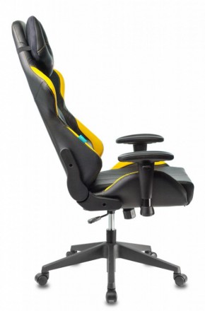 Кресло игровое Бюрократ VIKING 5 AERO YELLOW черный/желтый в Верхней Пышме - verhnyaya-pyshma.ok-mebel.com | фото 2