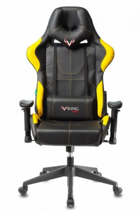 Кресло игровое Бюрократ VIKING 5 AERO YELLOW черный/желтый в Верхней Пышме - verhnyaya-pyshma.ok-mebel.com | фото 3