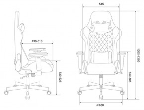 Кресло игровое Бюрократ VIKING 7 KNIGHT B FABRIC черный в Верхней Пышме - verhnyaya-pyshma.ok-mebel.com | фото 4