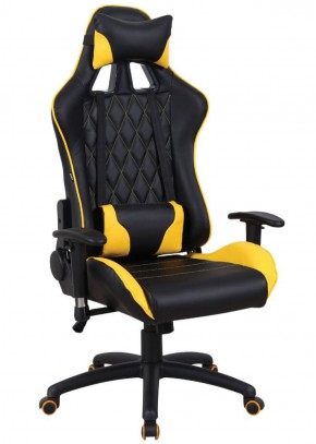 Кресло компьютерное BRABIX "GT Master GM-110" (черное/желтое) 531927 в Верхней Пышме - verhnyaya-pyshma.ok-mebel.com | фото