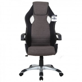 Кресло компьютерное BRABIX Techno GM-002 (ткань) черное/серое, вставки белые (531815) в Верхней Пышме - verhnyaya-pyshma.ok-mebel.com | фото 3