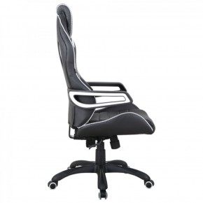 Кресло компьютерное BRABIX Techno Pro GM-003 (экокожа черное/серое, вставки серые) 531814 в Верхней Пышме - verhnyaya-pyshma.ok-mebel.com | фото 3