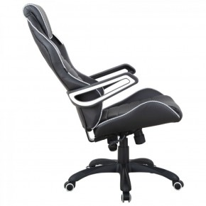 Кресло компьютерное BRABIX Techno Pro GM-003 (экокожа черное/серое, вставки серые) 531814 в Верхней Пышме - verhnyaya-pyshma.ok-mebel.com | фото 6