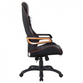 Кресло компьютерное BRABIX Techno Pro GM-003 (ткань черное/серое, вставки оранжевые) 531813 в Верхней Пышме - verhnyaya-pyshma.ok-mebel.com | фото 3