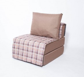 Кресло-кровать бескаркасное Харви (коричневый-квадро беж) в Верхней Пышме - verhnyaya-pyshma.ok-mebel.com | фото 1