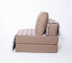 Кресло-кровать бескаркасное Харви (коричневый-квадро беж) в Верхней Пышме - verhnyaya-pyshma.ok-mebel.com | фото 2