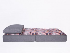 Кресло-кровать бескаркасное Харви (серый-квадро азур) в Верхней Пышме - verhnyaya-pyshma.ok-mebel.com | фото 4