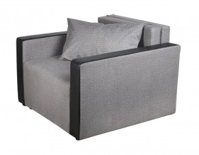 Кресло-кровать Милена с подлокотниками (серый) Велюр в Верхней Пышме - verhnyaya-pyshma.ok-mebel.com | фото 1