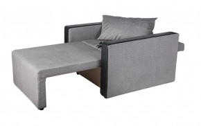 Кресло-кровать Милена с подлокотниками (серый) Велюр в Верхней Пышме - verhnyaya-pyshma.ok-mebel.com | фото 3