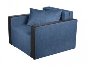 Кресло-кровать Милена с подлокотниками (синий) Велюр в Верхней Пышме - verhnyaya-pyshma.ok-mebel.com | фото