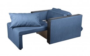 Кресло-кровать Милена с подлокотниками (синий) Велюр в Верхней Пышме - verhnyaya-pyshma.ok-mebel.com | фото 2