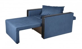 Кресло-кровать Милена с подлокотниками (синий) Велюр в Верхней Пышме - verhnyaya-pyshma.ok-mebel.com | фото 3