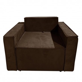 Кресло-кровать Принц КК1-ВК (велюр коричневый) в Верхней Пышме - verhnyaya-pyshma.ok-mebel.com | фото