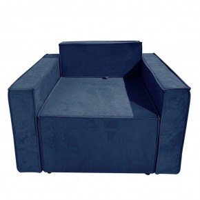 Кресло-кровать Принц КК1-ВСи (велюр синий) в Верхней Пышме - verhnyaya-pyshma.ok-mebel.com | фото