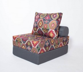 Кресло-кровать-пуф бескаркасное Прайм (мехико серый-графит) в Верхней Пышме - verhnyaya-pyshma.ok-mebel.com | фото 2
