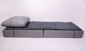 Кресло-кровать-пуф бескаркасное Прайм (мехико серый-графит) в Верхней Пышме - verhnyaya-pyshma.ok-mebel.com | фото 3