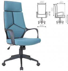 Кресло офисное BRABIX PREMIUM "Prime EX-515" (ткань, голубое) 531568 в Верхней Пышме - verhnyaya-pyshma.ok-mebel.com | фото 3