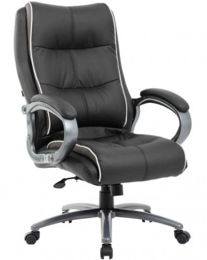 Кресло офисное BRABIX PREMIUM "Strong HD-009" (экокожа черная, ткань серая) 531945 в Верхней Пышме - verhnyaya-pyshma.ok-mebel.com | фото