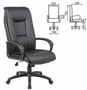Кресло офисное BRABIX PREMIUM "Work EX-513" (экокожа, черное) 531943 в Верхней Пышме - verhnyaya-pyshma.ok-mebel.com | фото 2