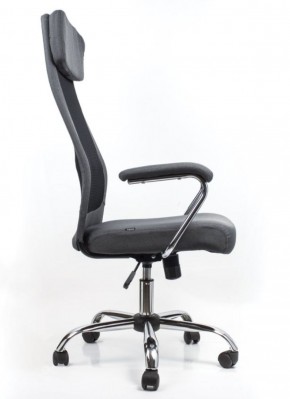 Кресло офисное BRABIX "Flight EX-540" (хром, ткань, сетка, серое) 531848 в Верхней Пышме - verhnyaya-pyshma.ok-mebel.com | фото 3